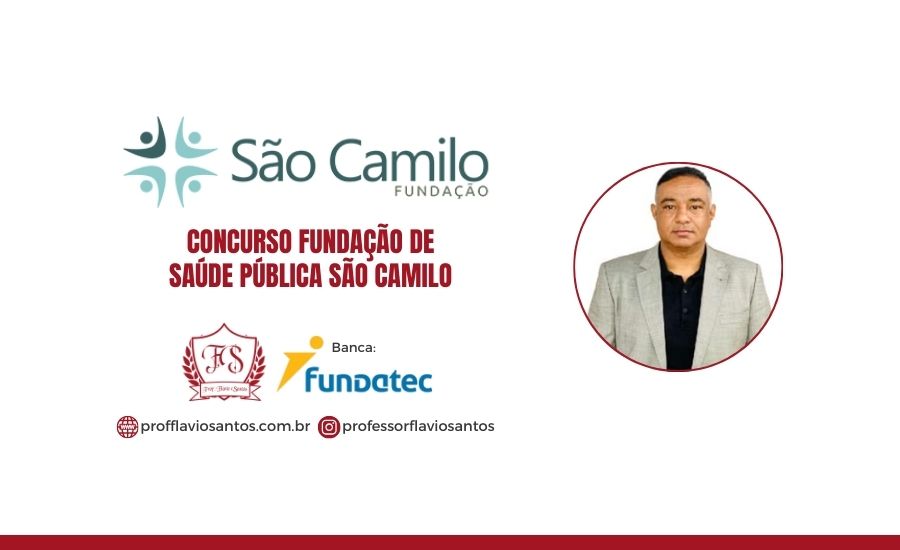 CONCURSO FUNDAÇÃO DE  SAÚDE PÚBLICA SÃO CAMILO